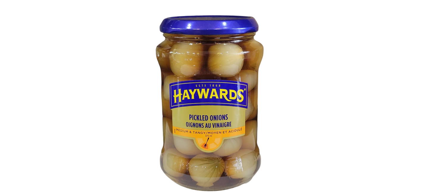 Hayward Pickled Onions Medium and Tangy 375g