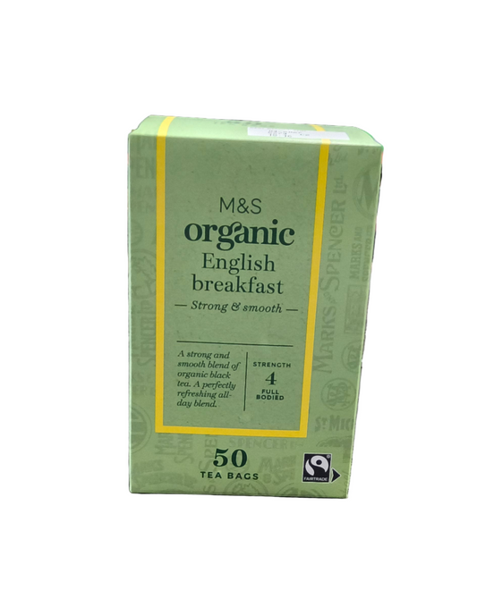 M&S Organic English Breakfast 50 tea bags
