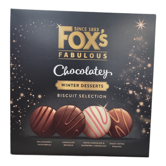 Fox's Chocolatey Winter Desserts Biscuit Selection 250g Christmas Gift Box