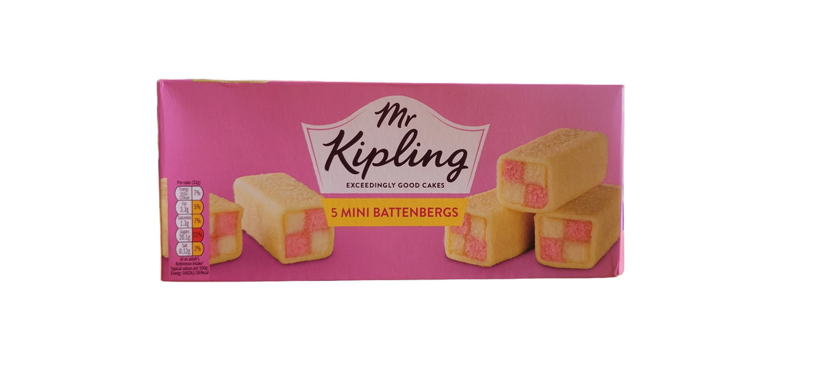 Mr Kipling Mini Battenberg Cake 5pk by Mr. Kipling