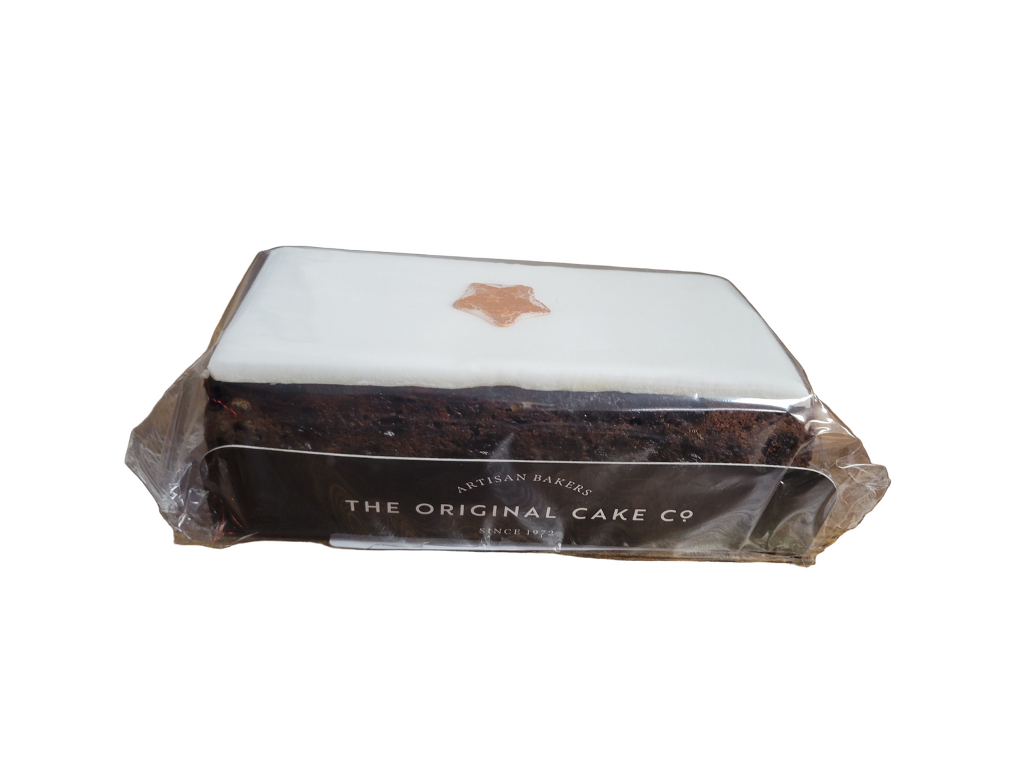 Original Cake Iced Top Rich Fruit Cake