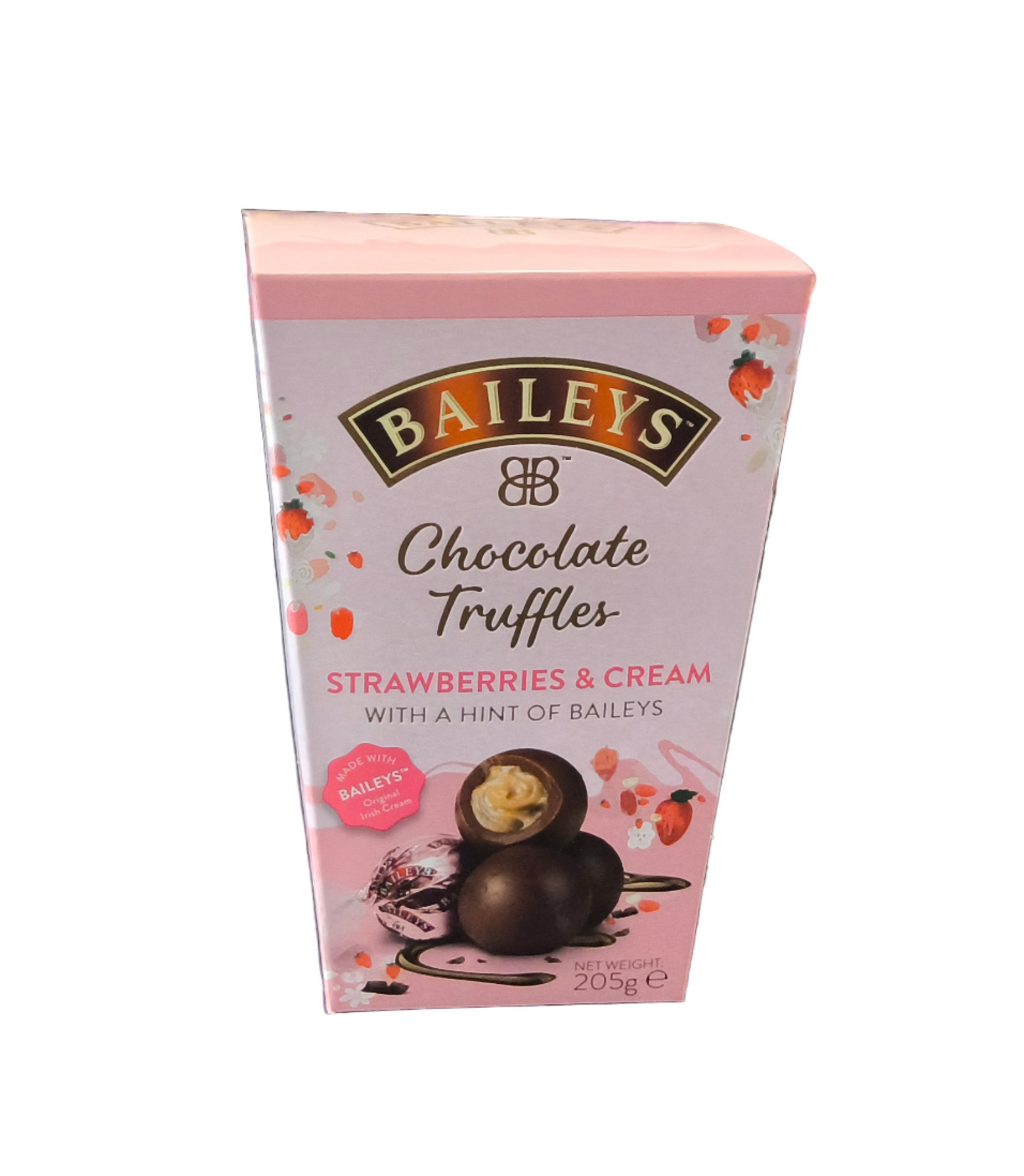 Baileys Strawberries and Cream Chocolate Truffles