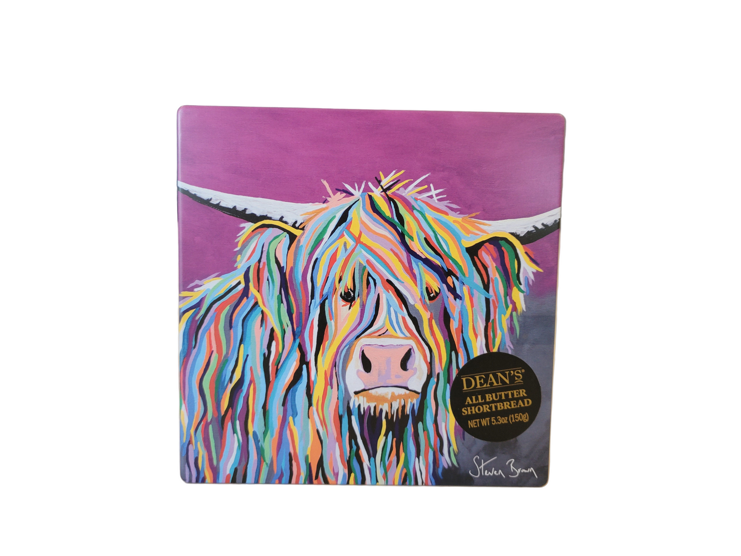 Dean's Mccoo All Butter Shortbread Cookie Jar 150g - Scottish Butter Pastry in Purple Biscuit Tin