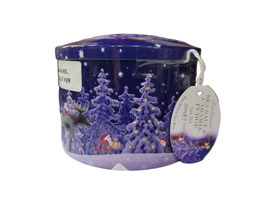 Gardiners Nordic Tin Sea Salt and Caramel Fudge 200g