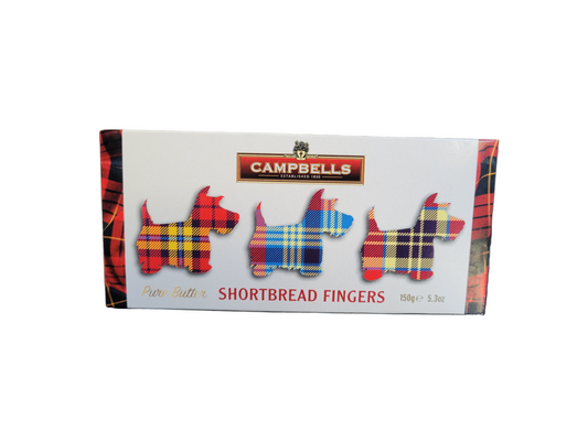 Campbells Shortbread Fingers Scottie Dog 150g