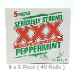 Seriously Strong XXX Extra Strong Mints Peppermint x 40 Rolls