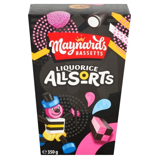 Maynard Bassetts Liquorice Allsorts  Carton 350g