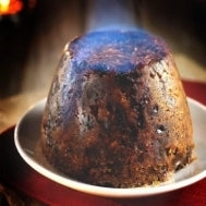 Cole's Black Cherry and Amaretto Rich Fruit Pudding 454g