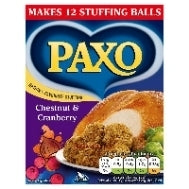 Paxo Chestnut & Cranberry Stuffing Mix 170g