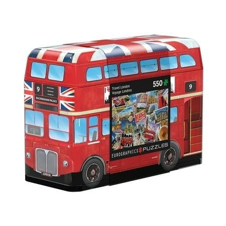 London Bus Puzzle Tin, 550 pieces