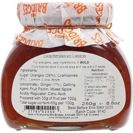 Mrs Bridges Christmas Marmalade